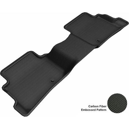 3D Maxpider Kagu 2nd Row Black Floor Liner for 2019 Hyundai Kona L1HY09121509